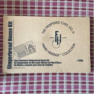 Pampered Chef gingerbread house kit